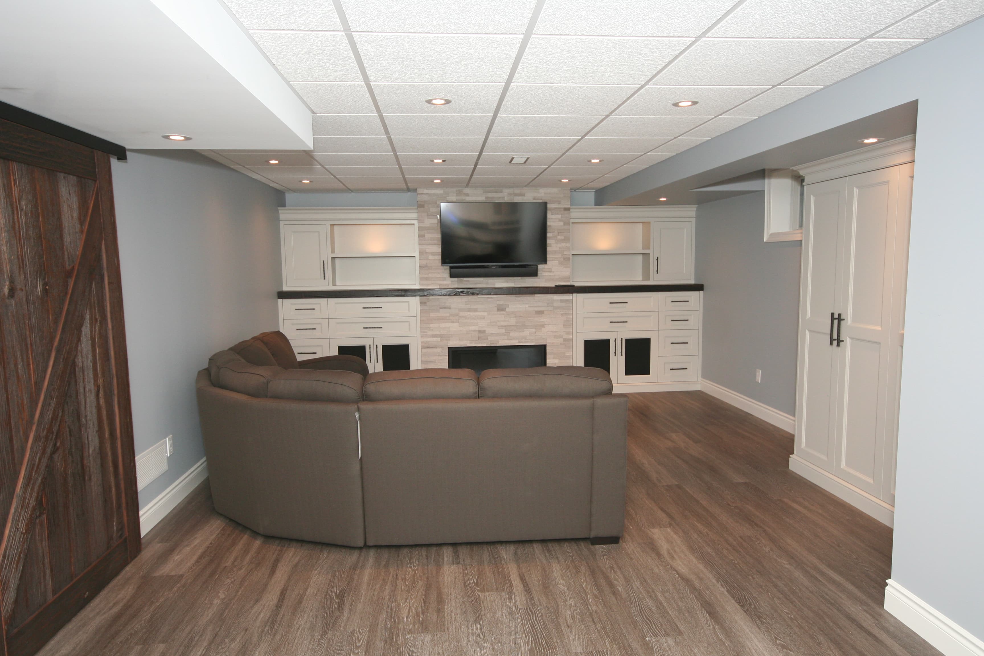 Basement Entertainment Area
