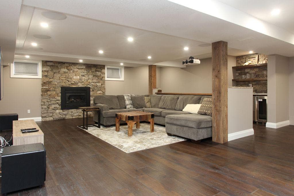Basement Living Area